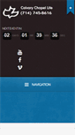 Mobile Screenshot of calvarychapellife.org