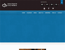 Tablet Screenshot of calvarychapellife.org